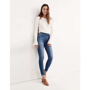 Madewell 10" High-Rise Skinny Jeans: Tulip-Hem - 26